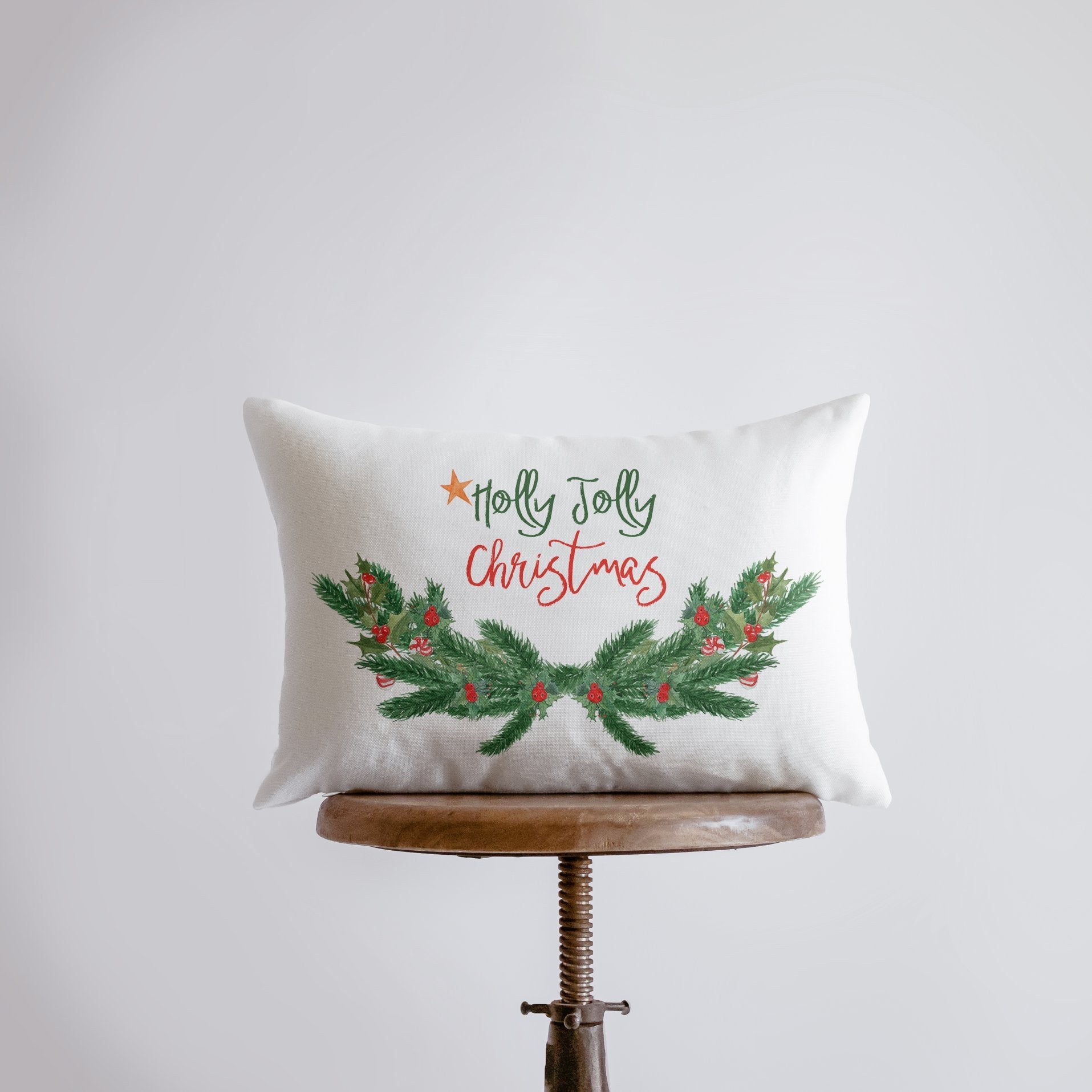 Holly Jolly Pillow
