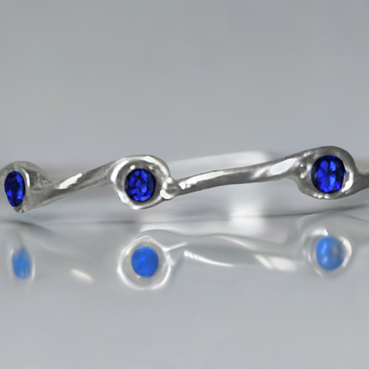Sapphire Birthstone Stacker Ring