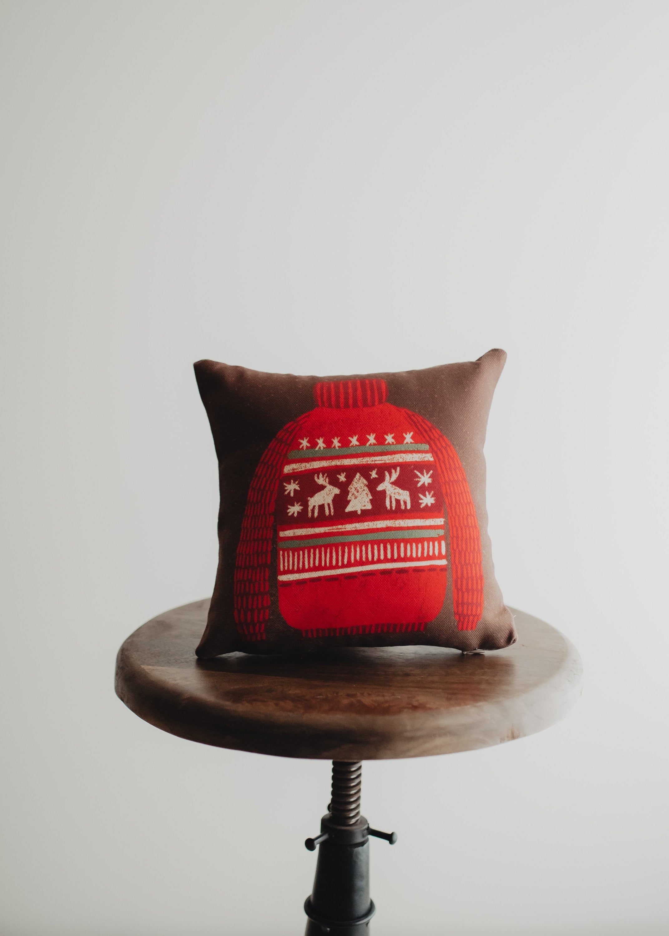 Nordic Pine Christmas Pillow