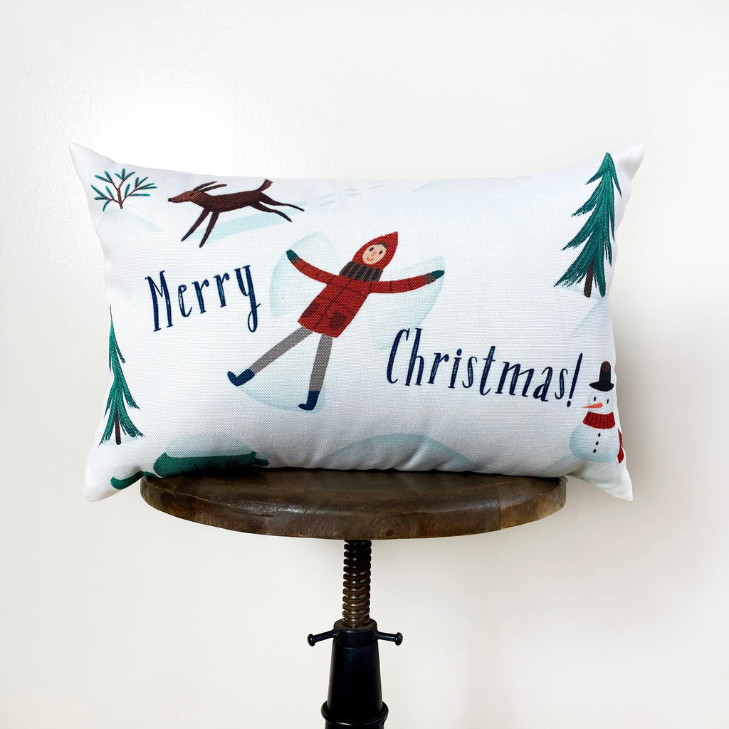Christmas Village Pillow