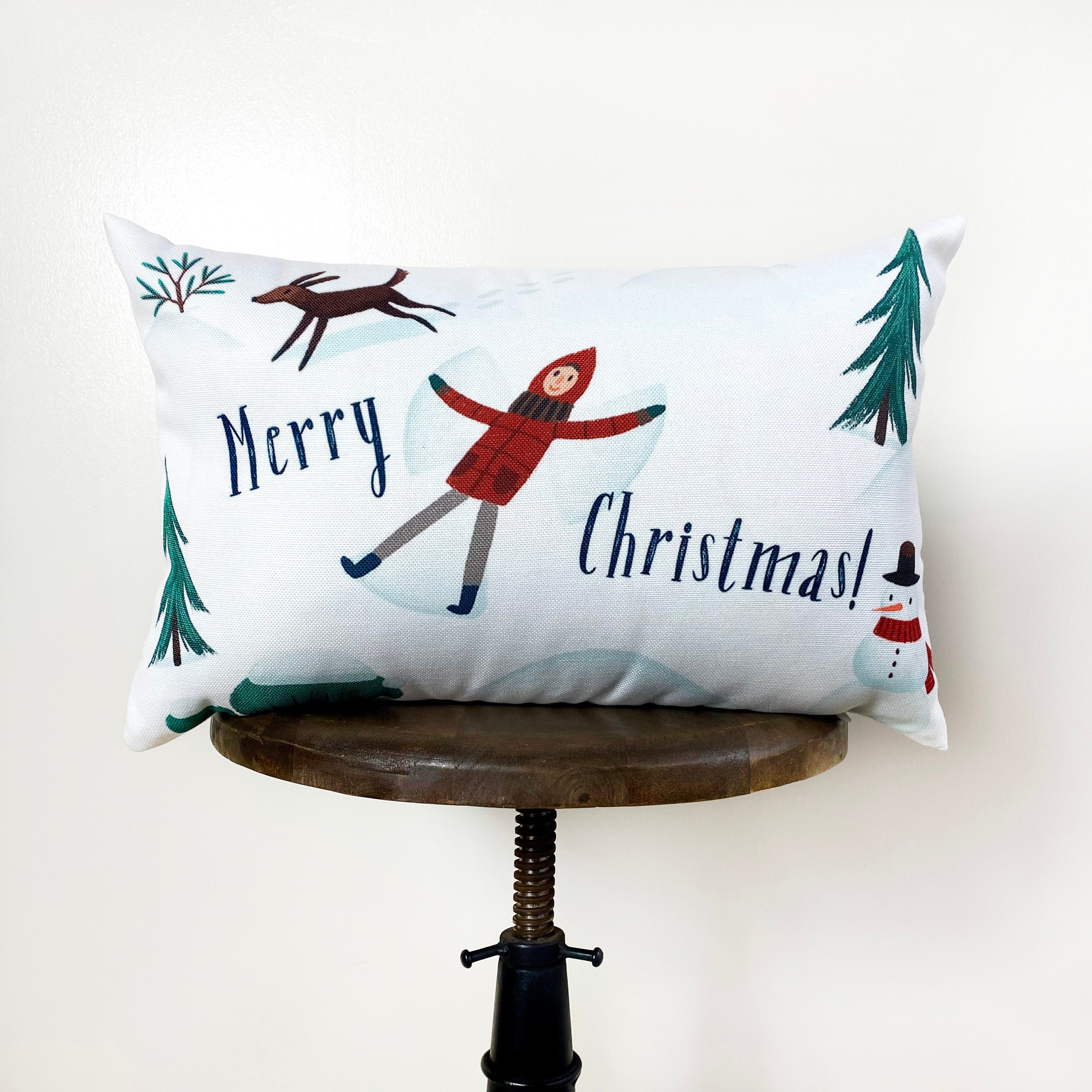 Christmas Village Pillow