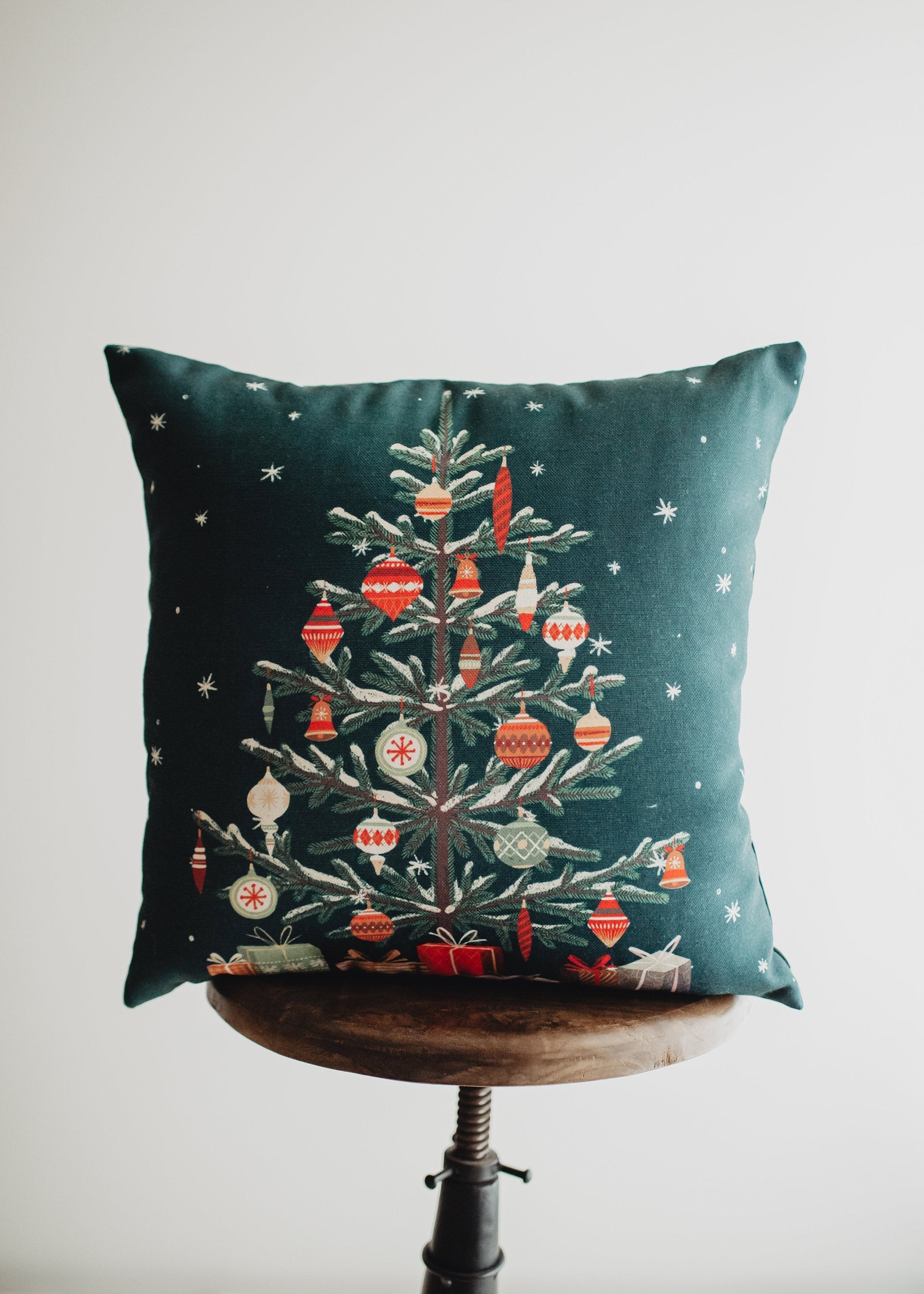 Nordic Pine Christmas Pillow