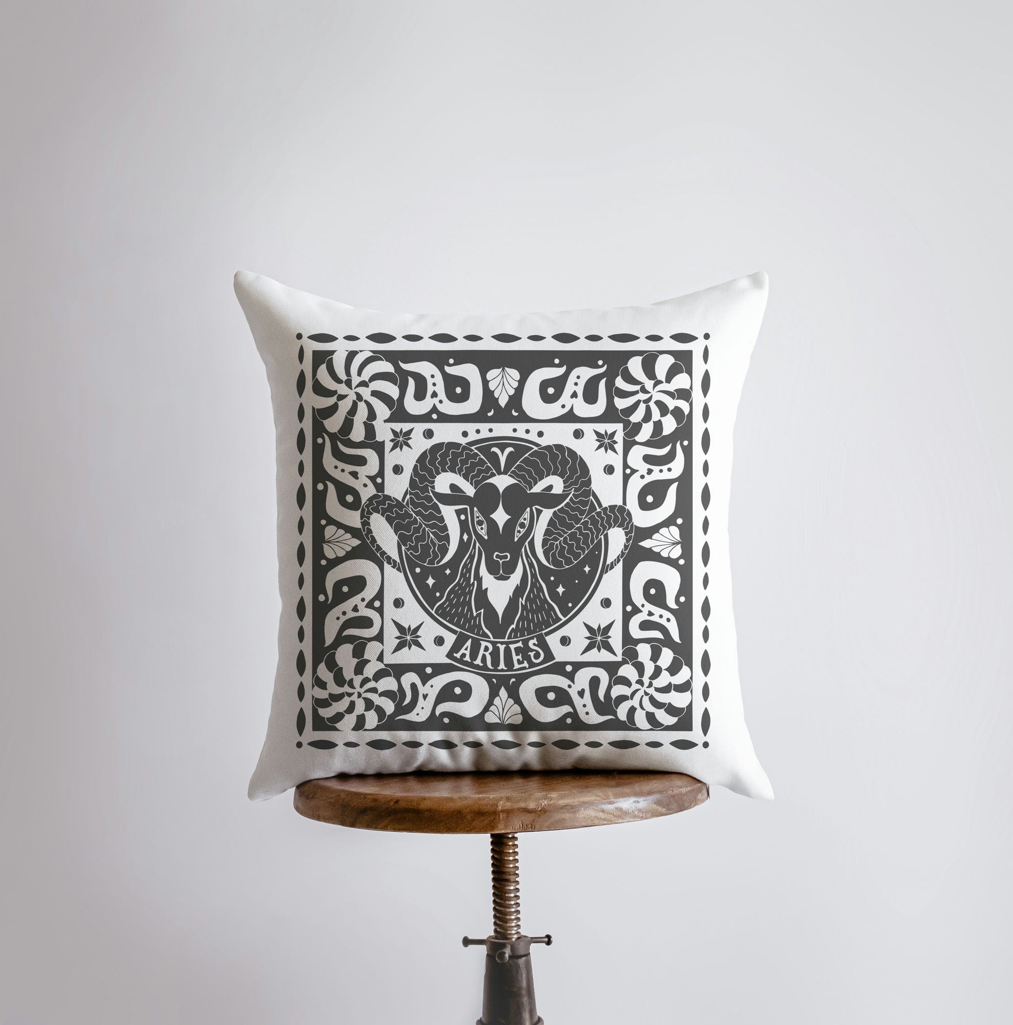 Aries Zodiac Pillow