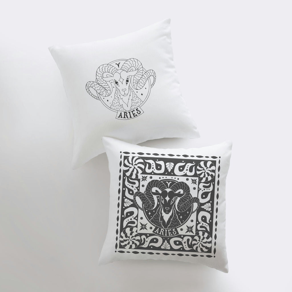 Aries Zodiac Pillow