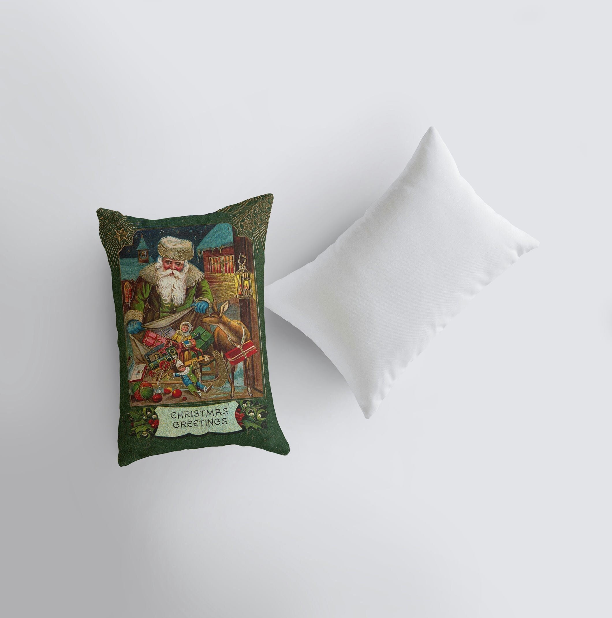 Jolly St Nick Pillow