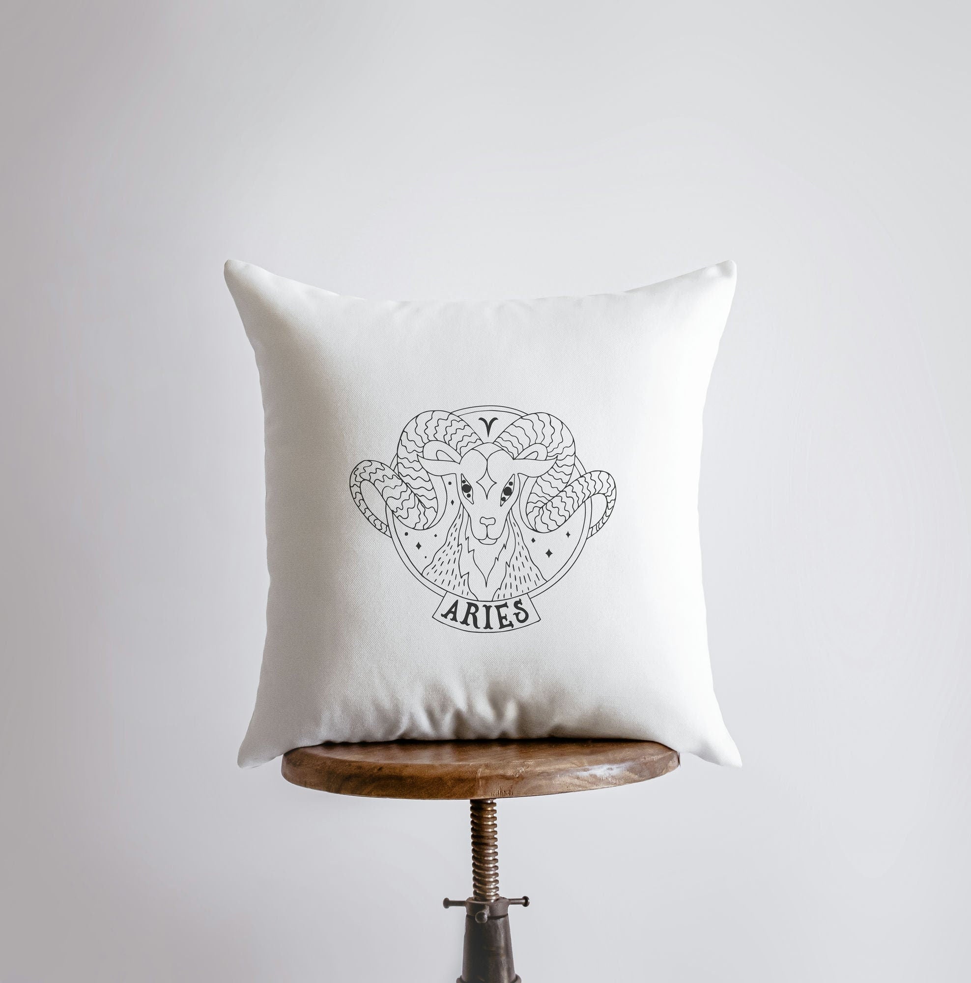 Aries Zodiac Pillow