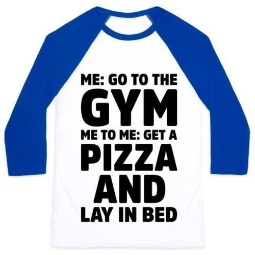 ME TO ME GO THE GYM UNISEX CLASSIC BASEBALL TEE