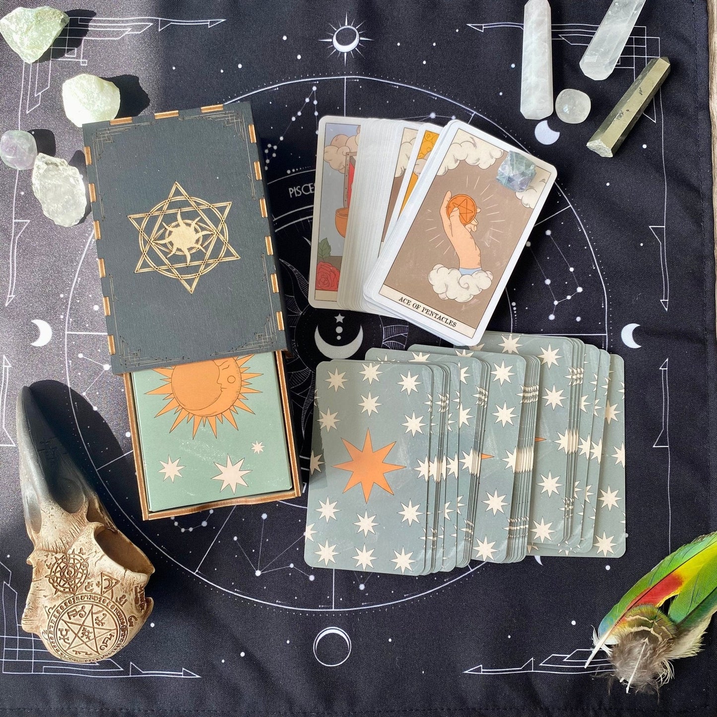 Moon Magic Tarot Cards By Enchanted Shadows Premium Deck