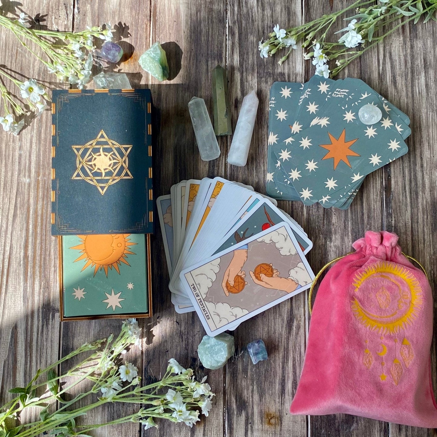 Moon Magic Tarot Cards By Enchanted Shadows Premium Deck