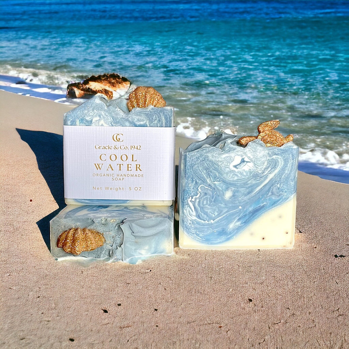 Sea Salt Agave Organic Handmade Shea Butter Soap Bar