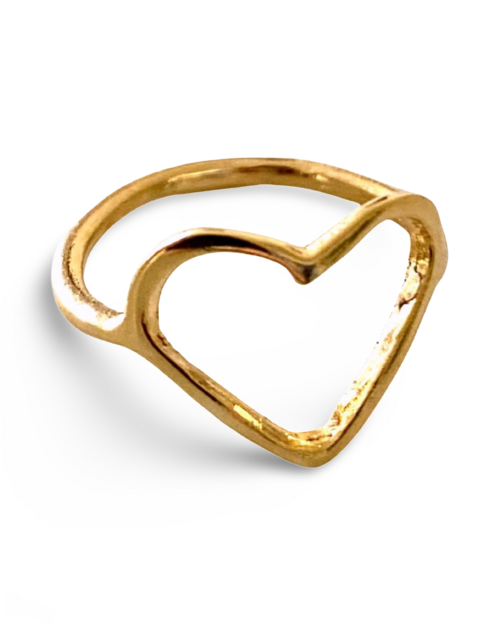 Gothic Heart Ring By The Urban Charm Dainty Handmade USA